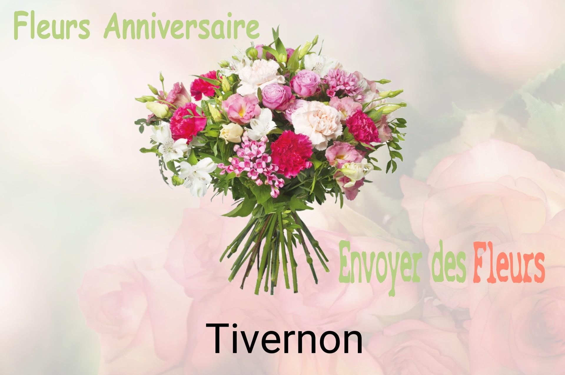 Bouquet de fleurs d’anniversaire livré à Tivernon